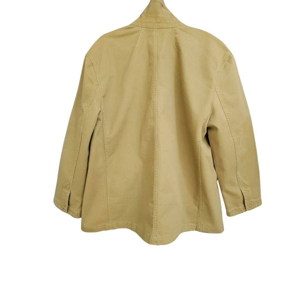 MADEWELL Crossover Blazer (Re)generative Chino Dark Khaki Womens XL Minimalist - Picture 3 of 14